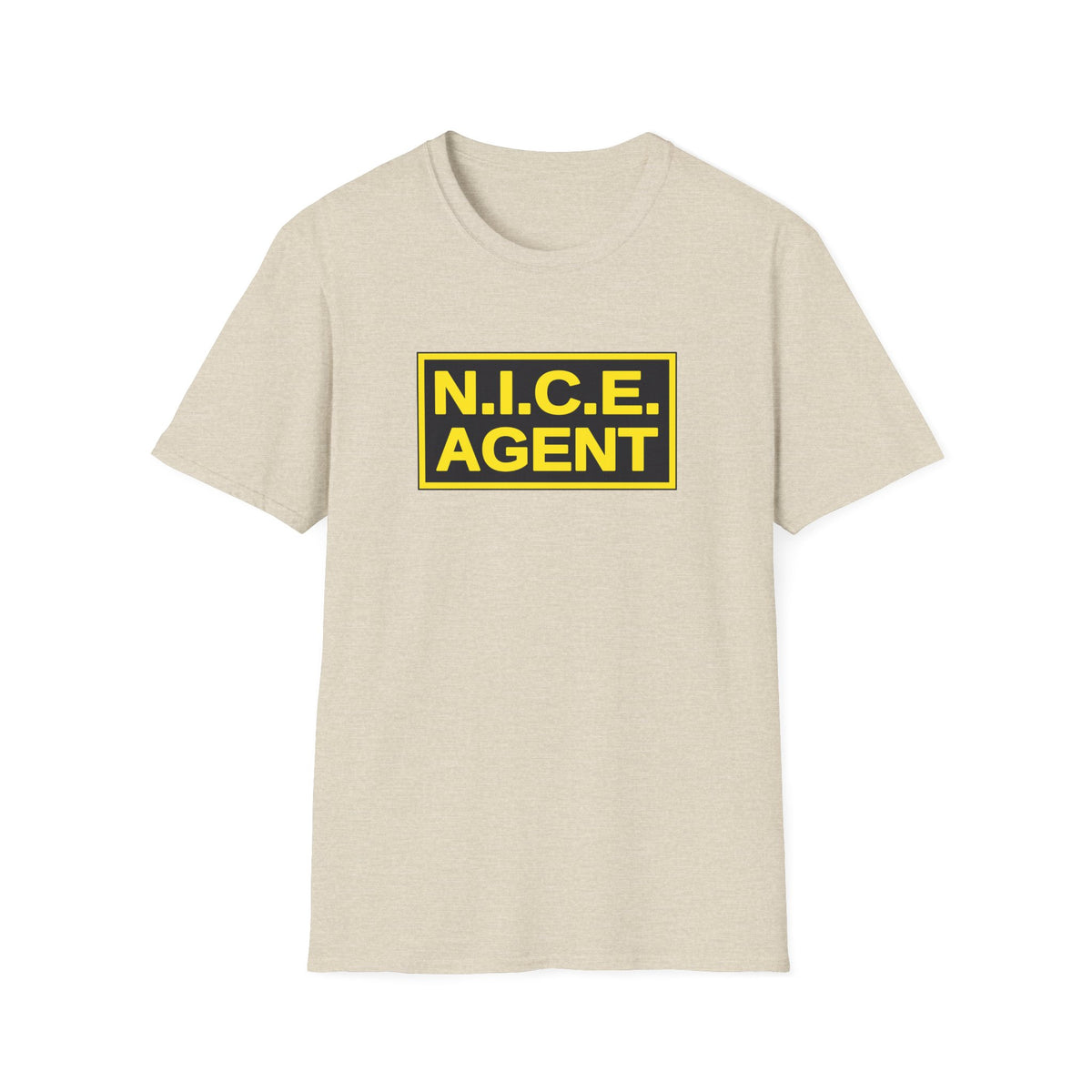 N.I.C.E. Agent — Tactical Patch Graphic Unisex Softstyle T-Shirt
