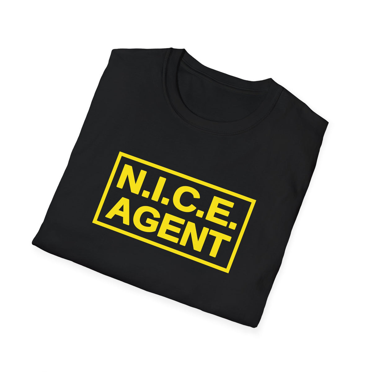 N.I.C.E. Agent — Tactical Patch Graphic Unisex Softstyle T-Shirt