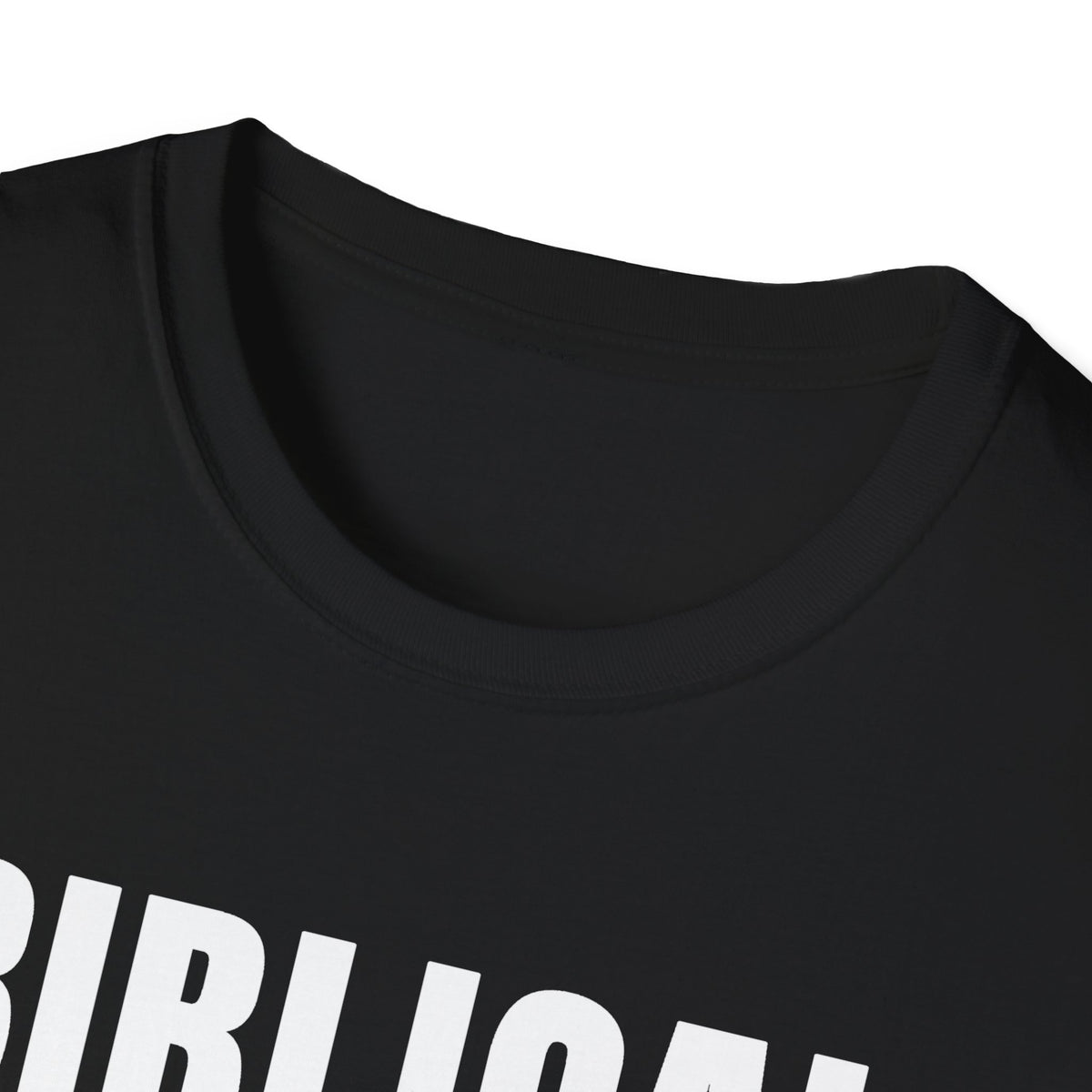 Biblical Order Not Feminism - 1 Corinthians 11:3 & Ephesians 5:22-24 (KJV) Unisex Softstyle T-Shirt